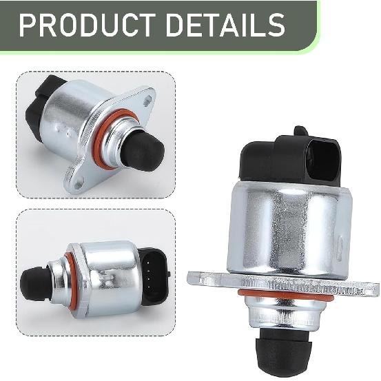 Pack-2 Car Idle Speed Control Valve Sensor + Throttle Position Sensor Kit, Standard Replacement 17113625 17113598, Compatible with GM Buick Cadillac