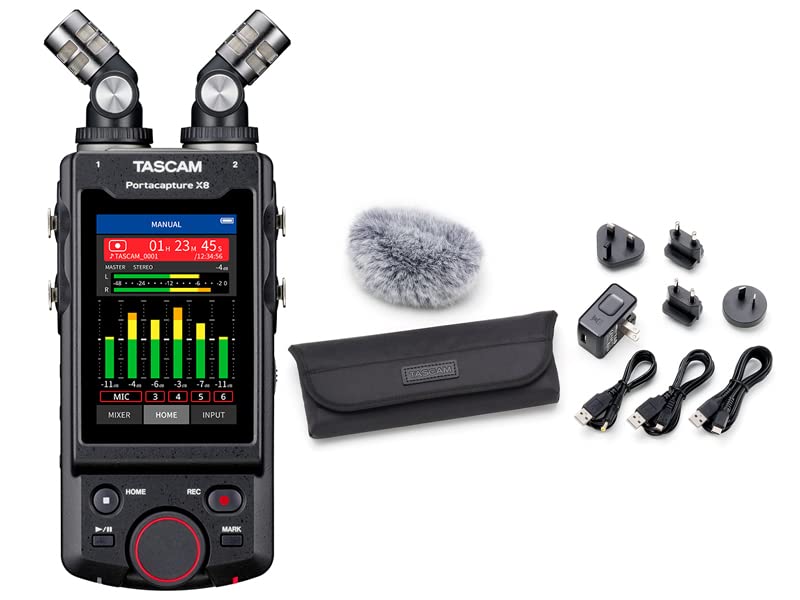 

TASCAM 8 track handheld recorder Portacapture X8 [Accessory pack/AK-DR11Gmk3 set] -