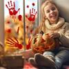 Halloween Bloody Handprint Stickers Removable Wall Door Window Decal Haunted House Horror Party Decor Prop