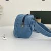 Denim Shoulder Bag Casual Handbag Women Girls Men Travel Crossbody Bag Tote Bags