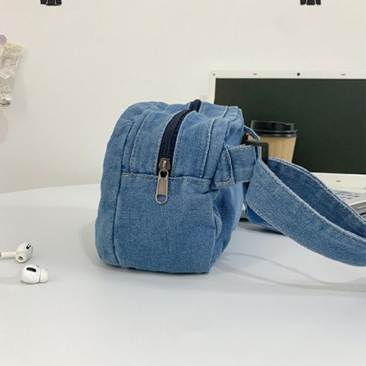 Denim Shoulder Bag Casual Handbag Women Girls Men Travel Crossbody Bag Tote Bags