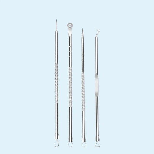 8 Stück Profi Pinzette Akne Entferner Deutsch Ultrafein Nr. 5 Cell Pickel Blackhead Clip Facial Pore Cleaning Care Tool