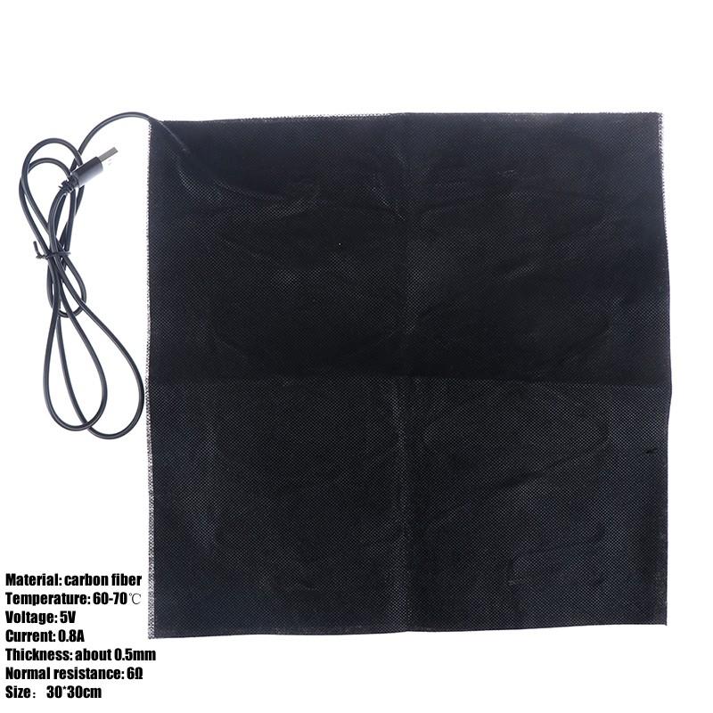 1 Set DIY USB Electric Heated Jacket Heating Pad Themal Warm Winter Heating Vest Pads For Outdoor  Heated Clothing