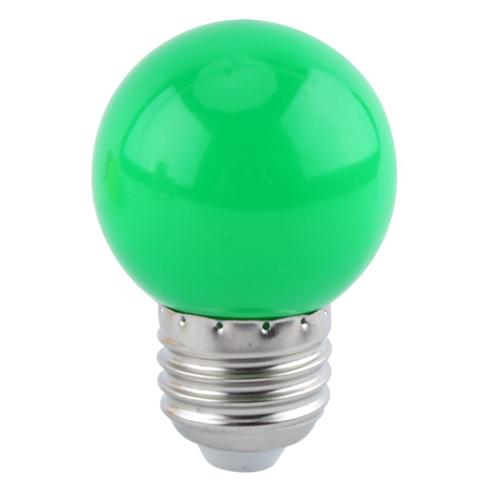 2W E27 Multicolor Round LED   Light Bulb Globe Lamp Home Bar Shop Lighting White