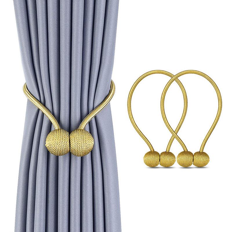 Magnetické perlové koule závěsy podvazy závěsů spony podvazy spony klipy záclonové tyče domácí dekorativní doplňky