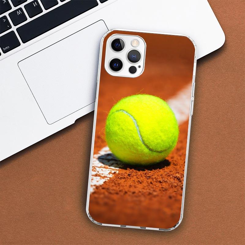 Tennis Sport Phone Case For iPhone 11 12 13 Mini 14 15 Plus 17 Air 16 Pro Max 16E 7 8 SE 2020 Customized Print Cover For Apple i