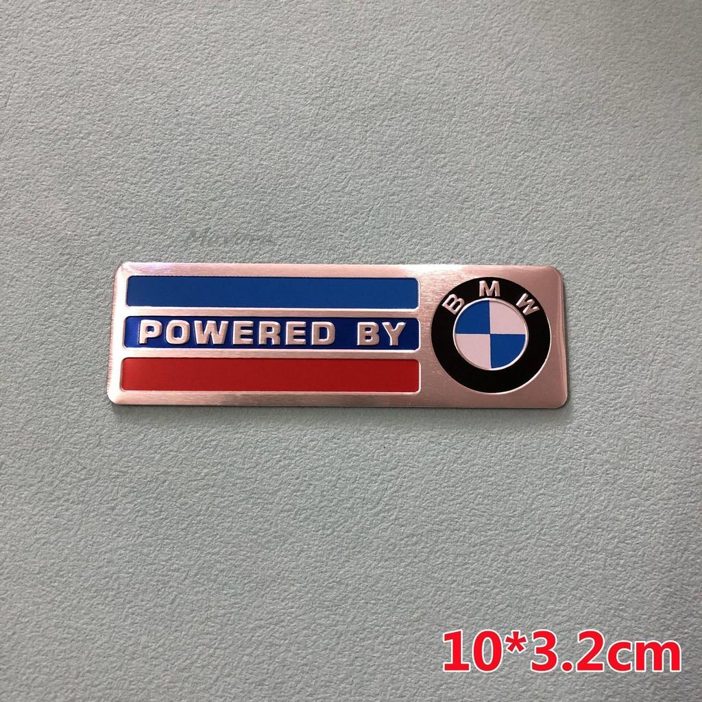 VYOJ1 New 3D Aluminum Car Styling Stickers Body Trunk Decoration For BMW M Power Performance E90 E91 E92 E93 X1 X3 X5 X6 M3 M5 F18 E63