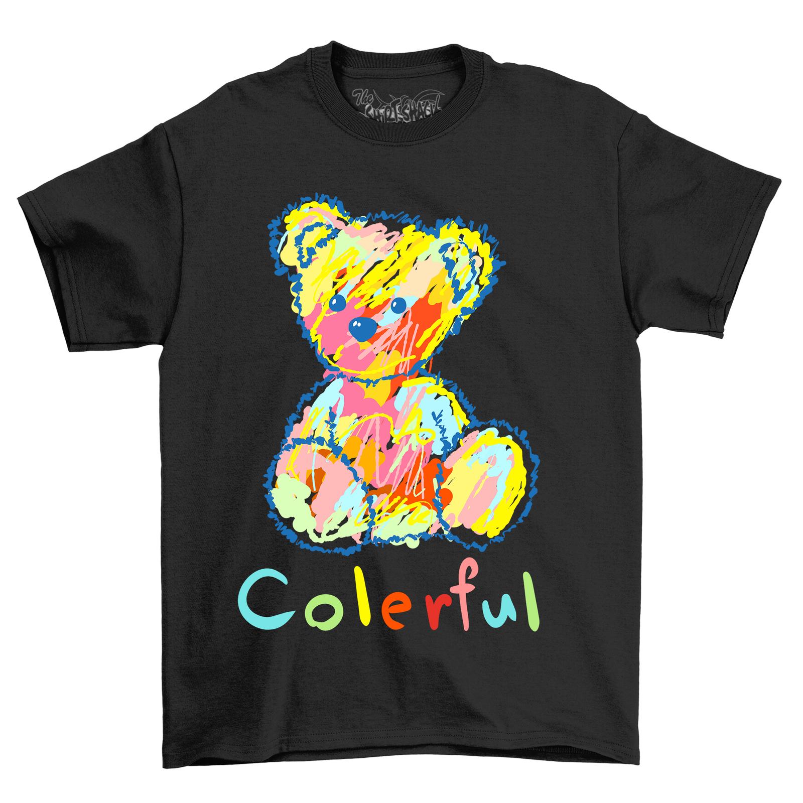 

Bearstreet2-29 Funny Teddy Bear T-Shirt Mens Womens Tees Top - 100% Huggable Cotton, Unisex Printed D 4XL