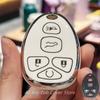 Key Fob Cover with Keyring Car Keychain for Chevy Malibu 2004-2012 Cobalt Pontiac G5 G6 Grand Prix Buick Lacrosse Saturn Aura Sk