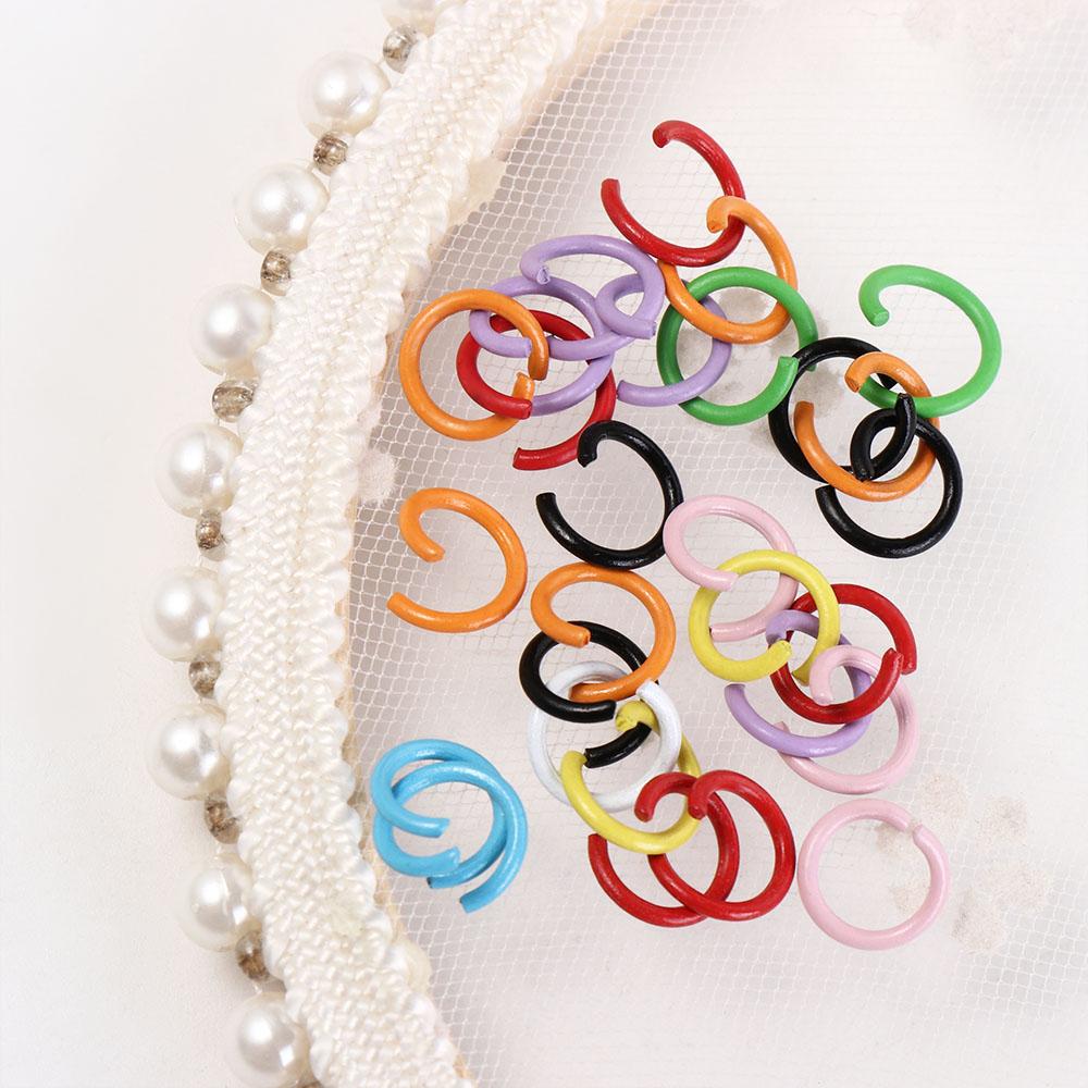 10PCS Open Rings Connecting Ring Jewelry Making Keychain Handmade Material  DIY Jewelry