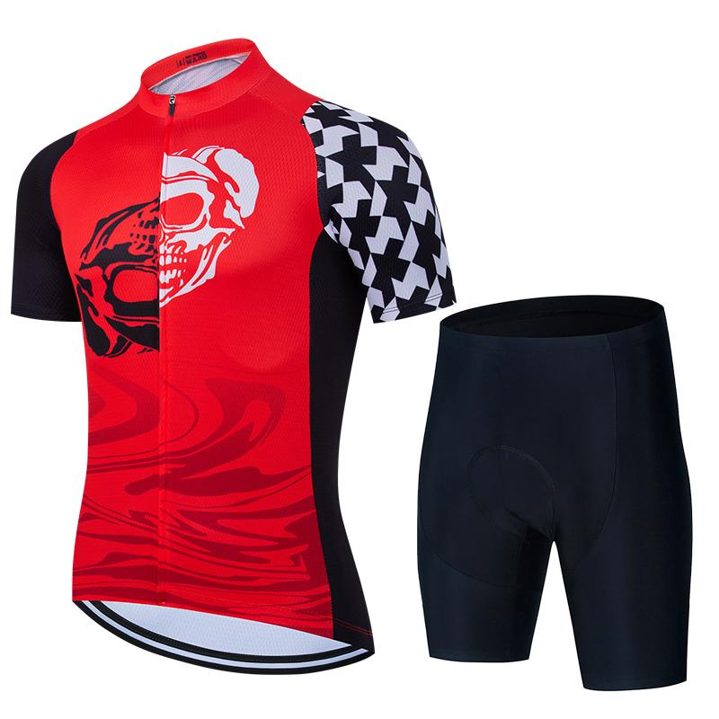 

Man Cycling Clothes Summer Cycling Kits MTB Bike Clothing Short Sleeve Breathable Racing Road Bicycle 2026 Summer Breathable Cycling Suit Set Asian size-S