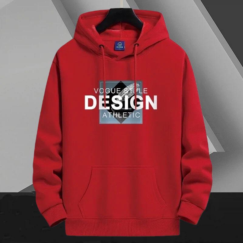 

Unisex Heavyweight Fleece-Lined Hoodie - Warm & Loose Fit for Young Adults 4XL for 180-200 jin