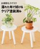 Set of 2 Wooden Plant Pot Stands, Indoor Flower Stands, Racks, Stools, Planters, Pot Holders, Assembly Required, White