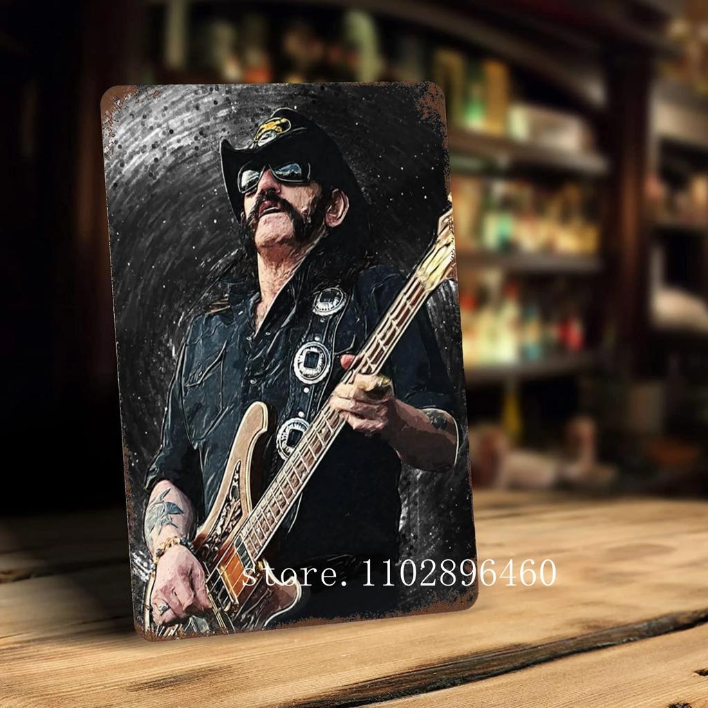 Lemmy kilmister Metallschilder & Schilder Wanddeko Vintage Blechschilder Captain Metall Poster Dekor für Bar Pub Club Wanddekoration