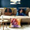 Hot Singer SZA Lambs Pillow Case Square DoubleSided Sofa Cushion Cover Bedroom Bedside Pillow