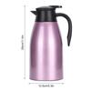 2L Large Capacity Insulated Hot Water Pot Inner Stainless Steel Thermal Coffee Bottle