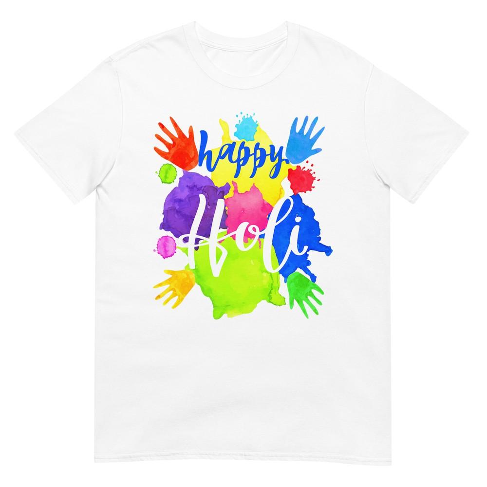 Счастливого Холи футболка для детей мальчиков малышей девочек Индия Индуистская футболка 4XL