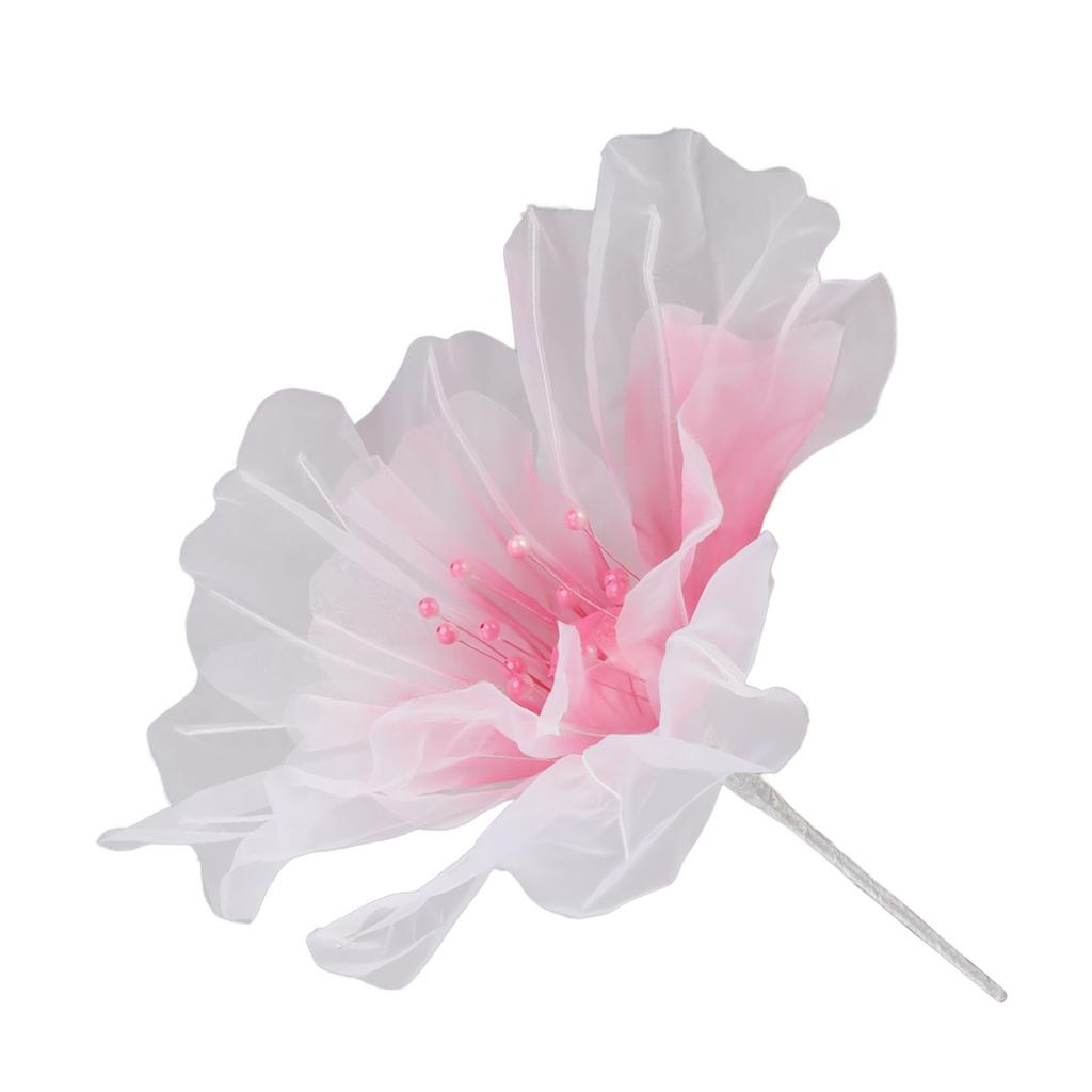 Gauze Flower 19.7in Diameter Soft Bright Colors Light Reusable Handcrafted Organza Flower for