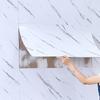 10-20pcs 30x60cm Self-Adhesive Marble PVC Floor Tiles Waterproof Peel Stick Wall Sticker Kitchen Bathroom Removable Home Decor