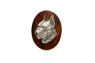 Boxer, German Boxer II - Dog Show Brooch, Starter Number Clip, Dog Pin by Art-Dog