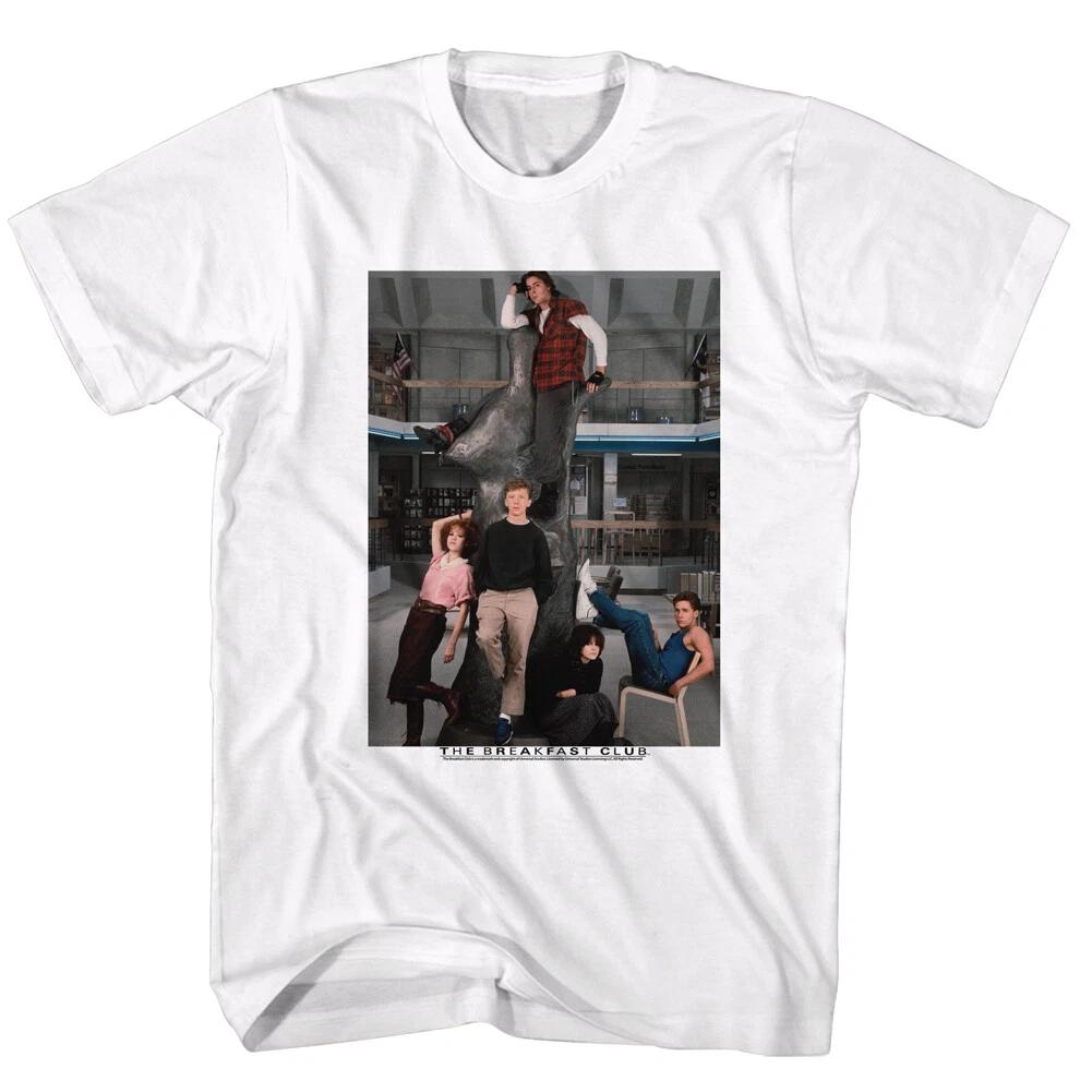 The Breakfast Club Movie Cast Photo On The Knife Edge Statue Men s T Shirt S