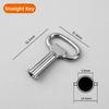 Alloy Material Triangle Wrench Durable Multi-purpose Wrench  For Elevator Cabinet