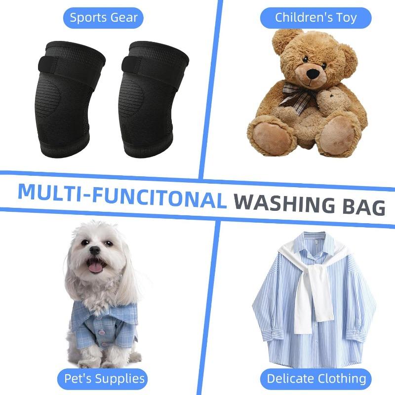 1pc Durable Laundry Wash Bags for Shoes, Zipper Closure & Mesh Fabric Protects Sneakers, Prevents Snags In Washer