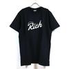 [USED] ICECREAM RICH Men's Short Sleeve T-Shirt, Black, Size L