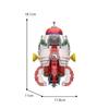Building Block Kit Anime Pikmin Captain Olimar Dolphin Delivery Ship Space Rocket Freight Aircraft Brick Model Toy Kid Gift