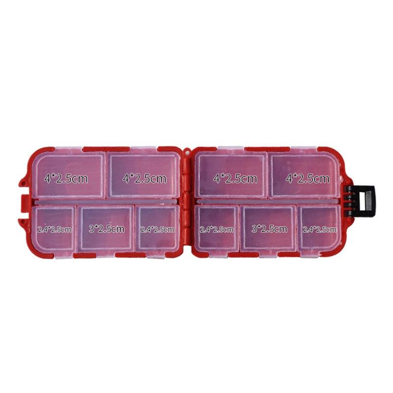 Luya Box Accessories Fishing Storage Box, Double-Layer Bait Box, Sorting Box, Sequin Micro Object Fishing Hook, Pin Fishing Gear