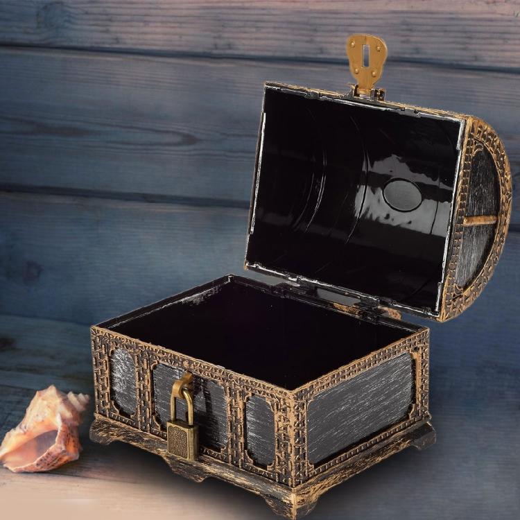 Child Safe ABS Pretend Treasure Box for Educational Role Playing and Daily Storage Tool