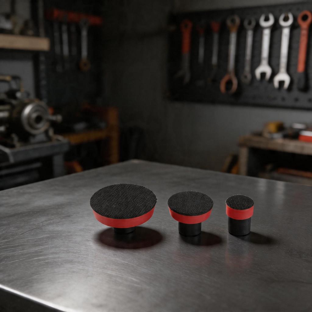 Polishing Pad Kit 1.2 2 3 Inch With Extension Rod For Car Detailing Alloy Backing Plate Soft Edge Buffer Tool Set