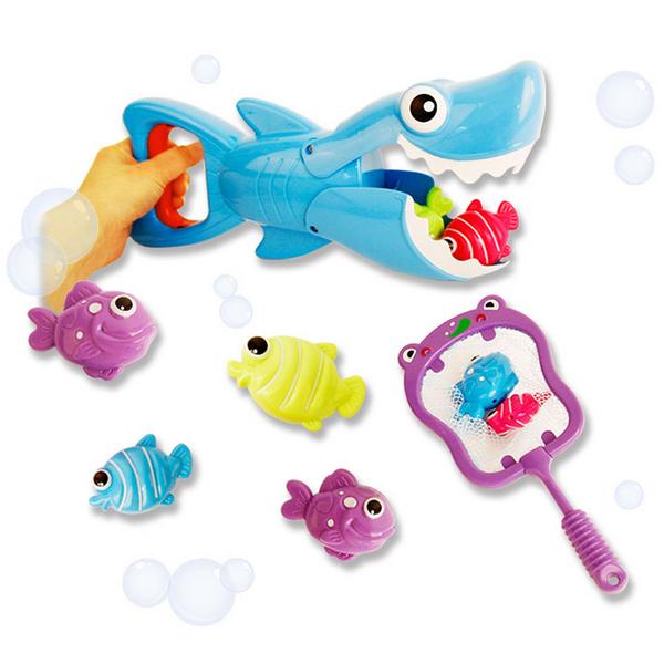 Shark Hunter Bath Play Toy Vs. 10p Set, Mixed Colors, Korean Popular Toys