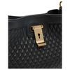 Bally Lock Me Mini Handbag Women handbags Black Gold 6313798