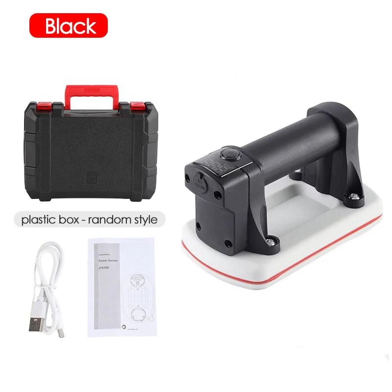 Intelligent Display Electric Suction Cup 90KG Bearing Capacity Heavy Lifter Granite Glass Tile Suckers Lifting Tool Plastic Box 90KG