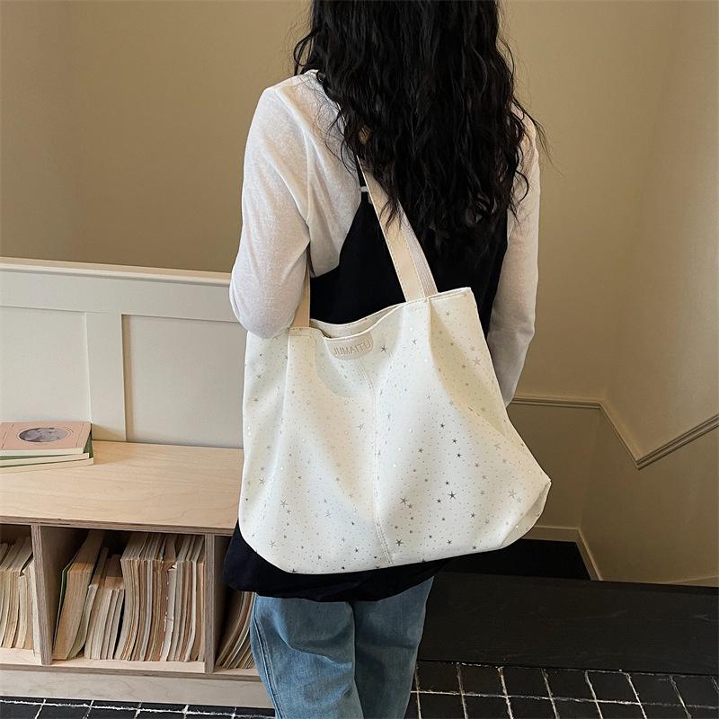 Women's Large Capacity 2026 Trendy Korean Style Shoulder Tote Bag