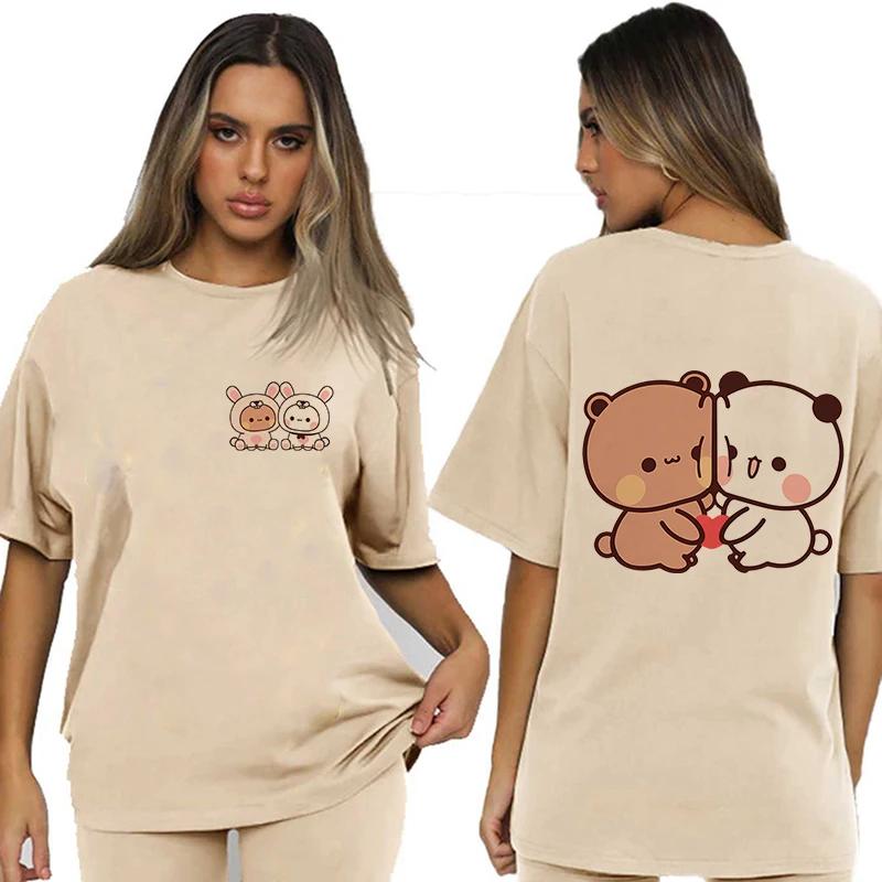Bubu Dudu Velikost EU Topy Roztomilé tričko Manga Ženy Muži Legrační tričko Grafika Tričko pro volný čas Y2k Streetwear Kreslené gotické oblečení