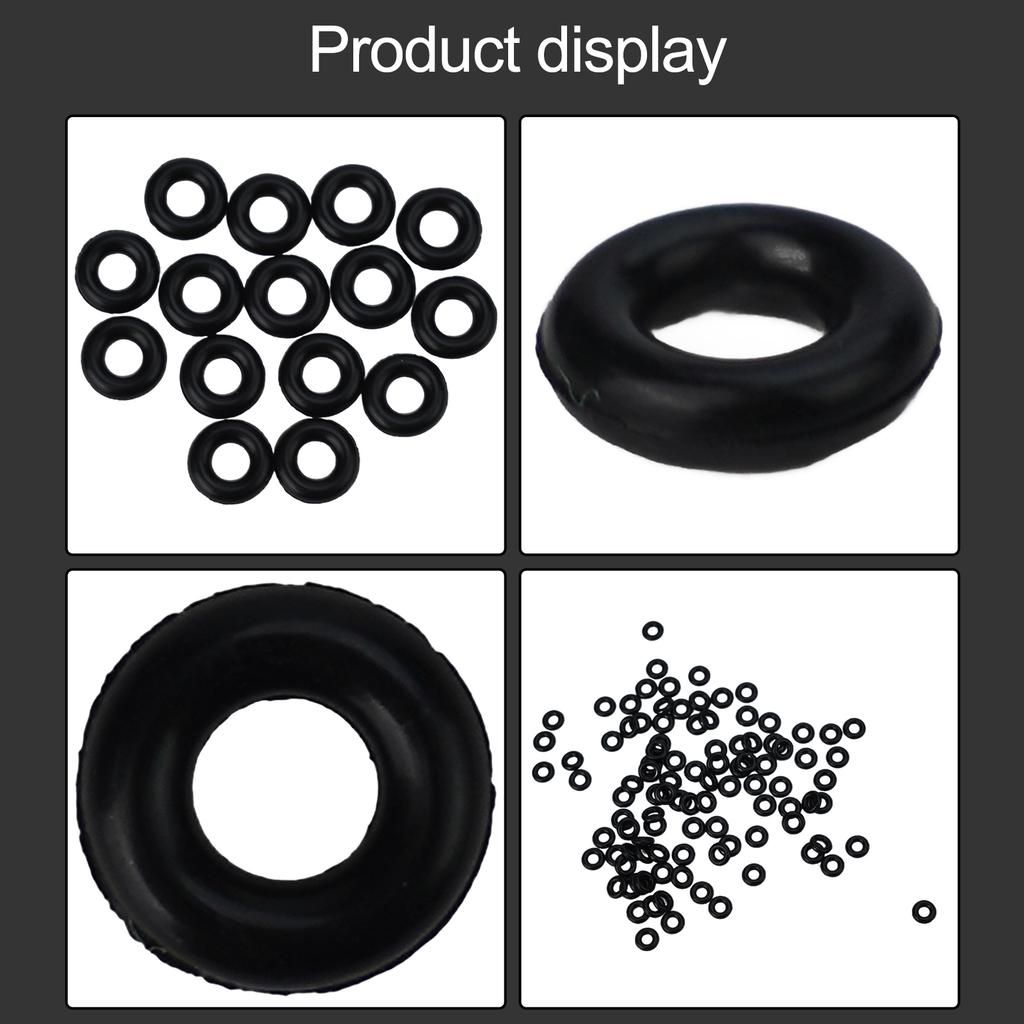 100Pcs Carp Fishing Rigs Rings O Ring For Wacky Rigging Worms-Connectors Tackle