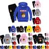 Roblox Children Hoodie Set With Printed Long Sleeve Hoodie And Comfortable Pants