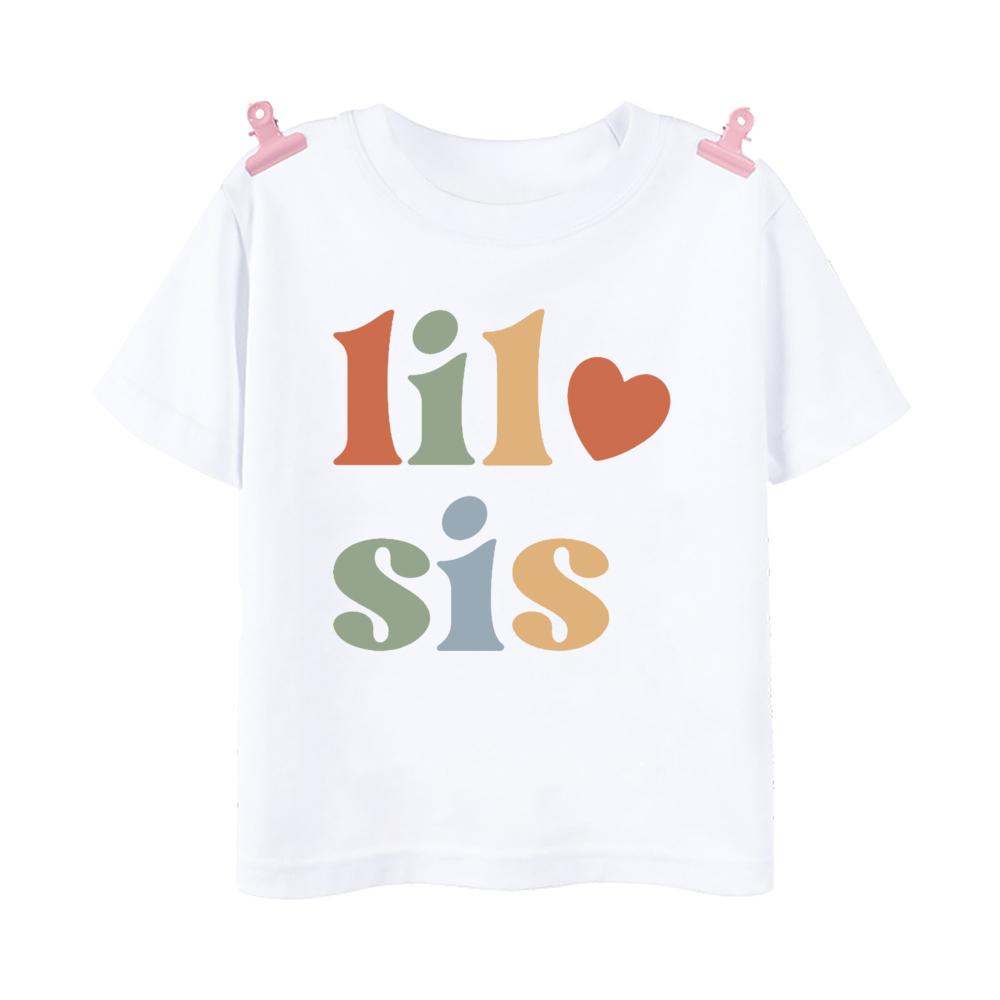 Big Brother Little Brother Family Matching T-shirt Boys Sibling Clothes Kids Short Sleeve Tops Outfit Children Summer Tee Shirts