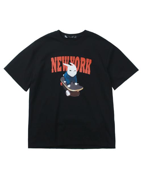 Chris Chello (Unisex) New York T-Shirt - (Black 20S Oversized Fit) Black/L