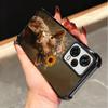 Cute Highland Cow Plating Phone Case For Xiaomi Poco X5 X6 X7 X8 Pro Max F8 Ultra F7 M8 M7 M5S Redmi 15C 15 14C 13C 13 X3 12C F6
