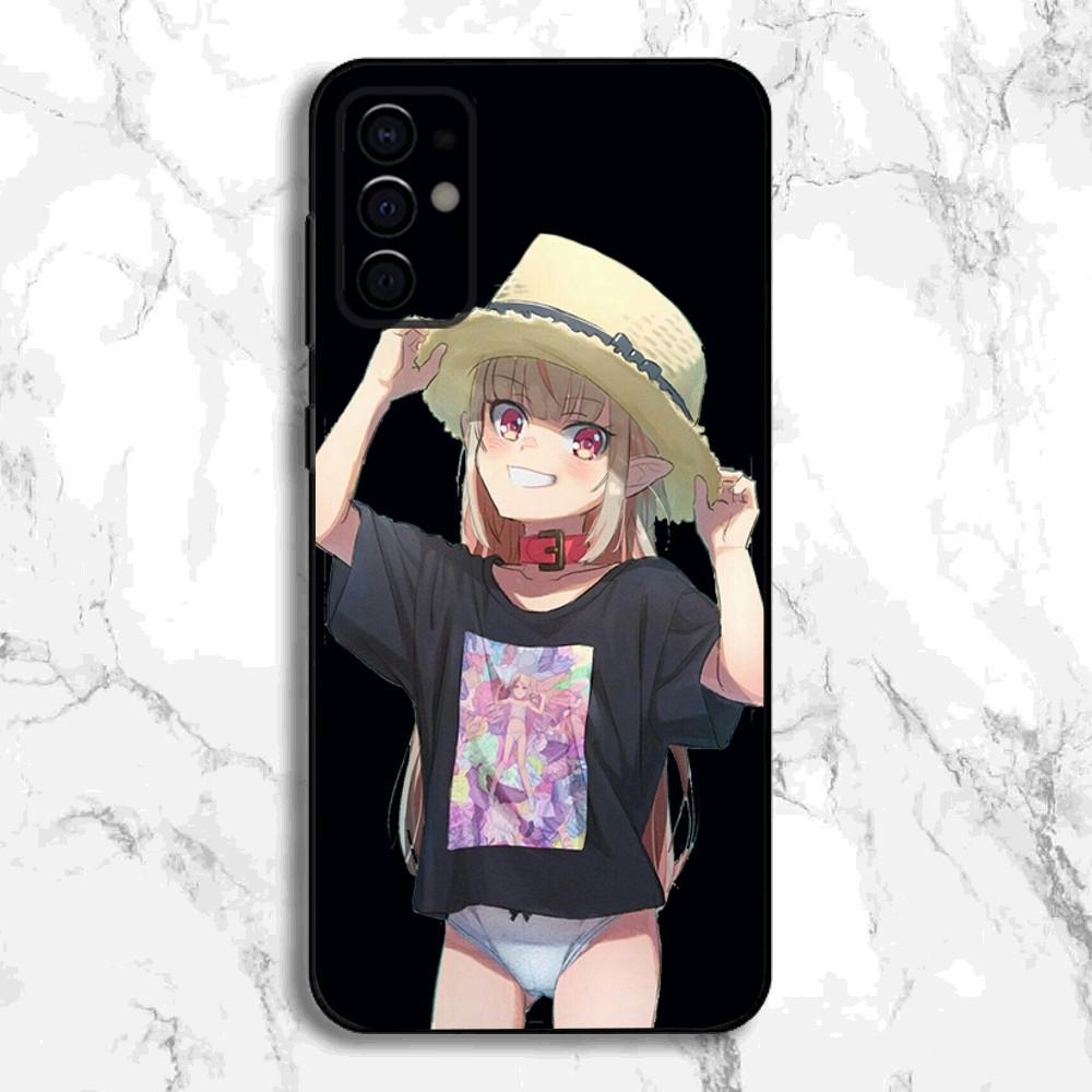 M-Monogatari S-Series Anime Phone Case For Samsung S24,S21,S22,S23,S30,Ultra,S20,Plus,Fe,Lite,Note,10,9,5G Black Soft Cover