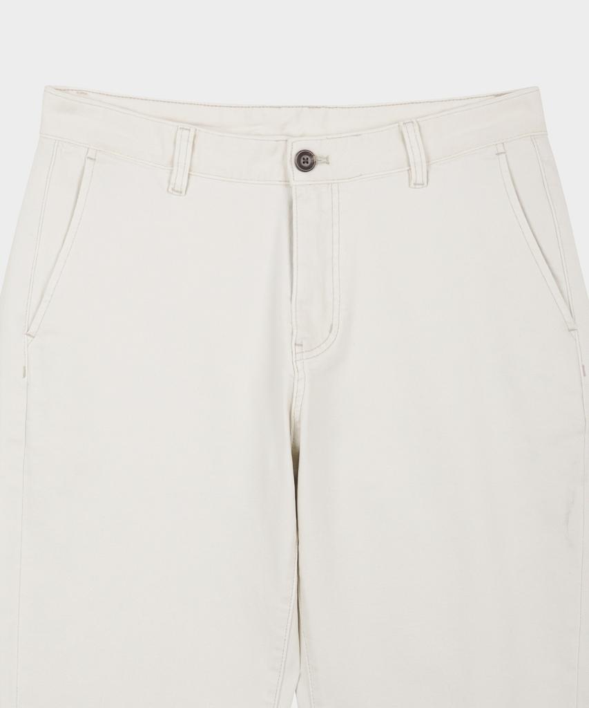BROOKS BROTHERS Garment-Dyed Pants (Ivory) (Bbpcmbf301)