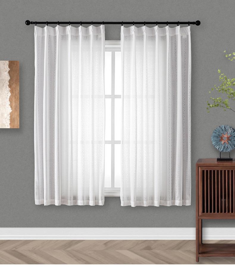 Japanese And Korean Small Fresh Woven Yarn Lace Window Screen Finished Korean Fold Screen Curtain