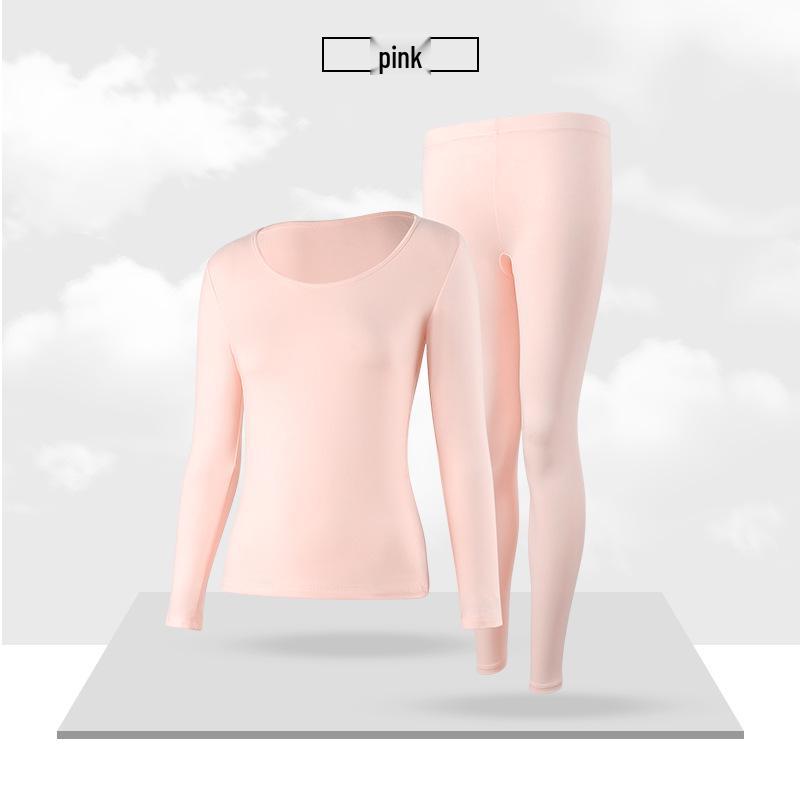 Men's Thickened Fleece-Lined Base Layer Underwear Set for Autumn