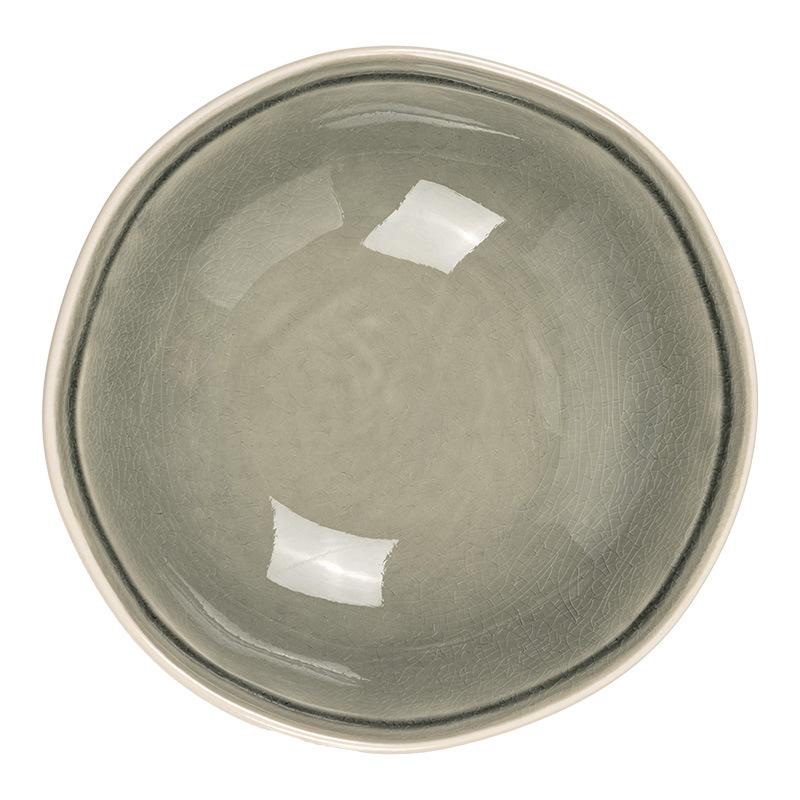 Ice Crack Glaze Tableware High-End Niche Bowl Ceramic Salad Bowl Home Restaurant Cold Dish Bowl Noodle Restaurant Special Mixing Bowl