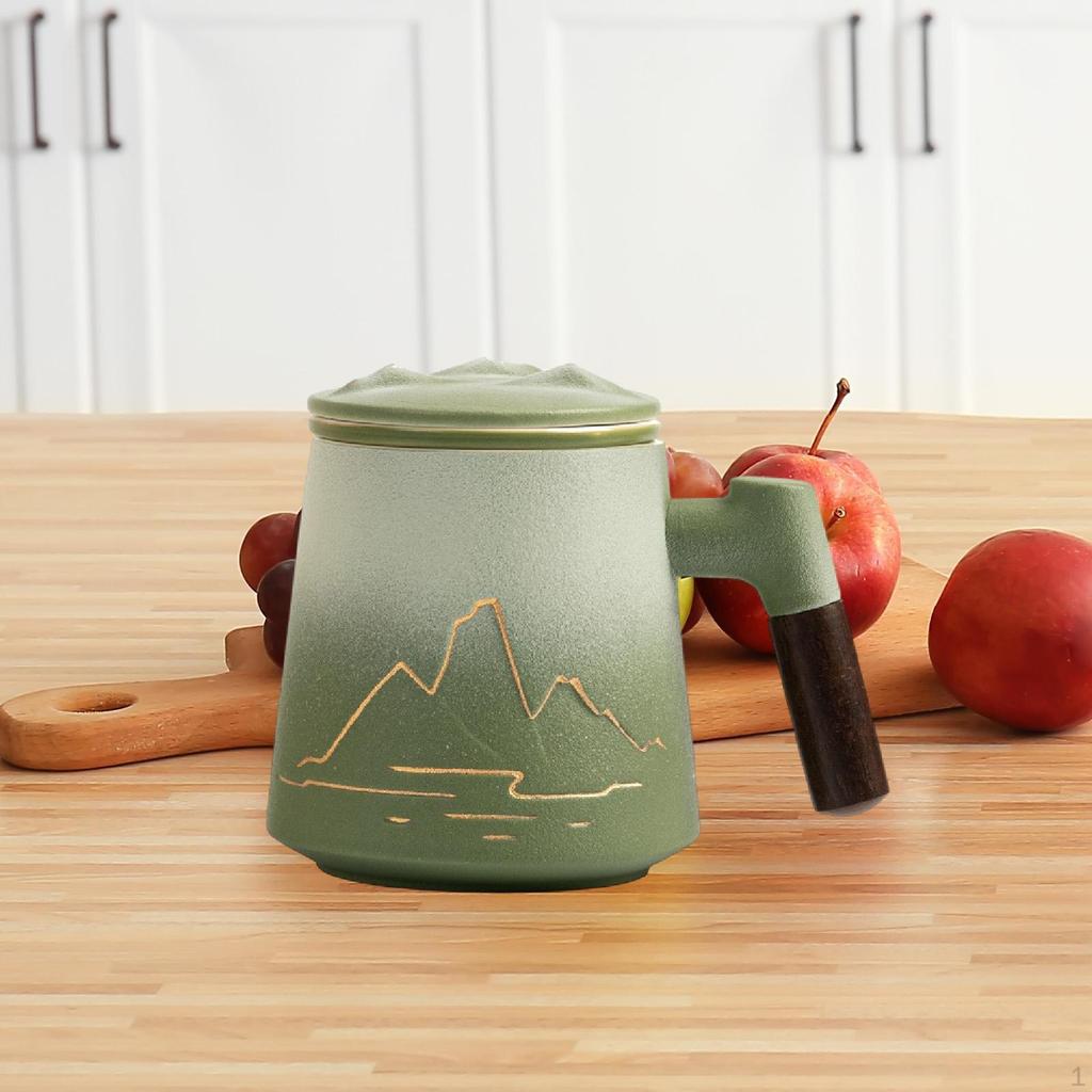 Ceramic Tea Cup Coffee Milk Mug Porcelain Morning for Garden Hotel