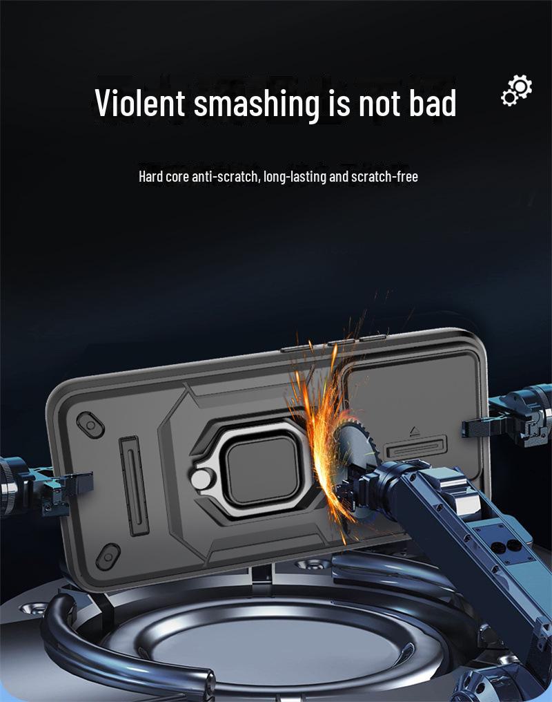 Xiaomi 14 Series Anti-Fall Lens Protection Case with Push Window