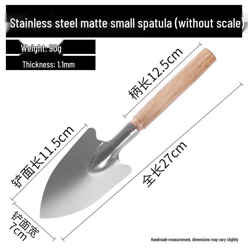 

Утолщенная лопатка для цветов из нержавеющей стали для садоводства на открытом воздухе и горшечных суккулентов